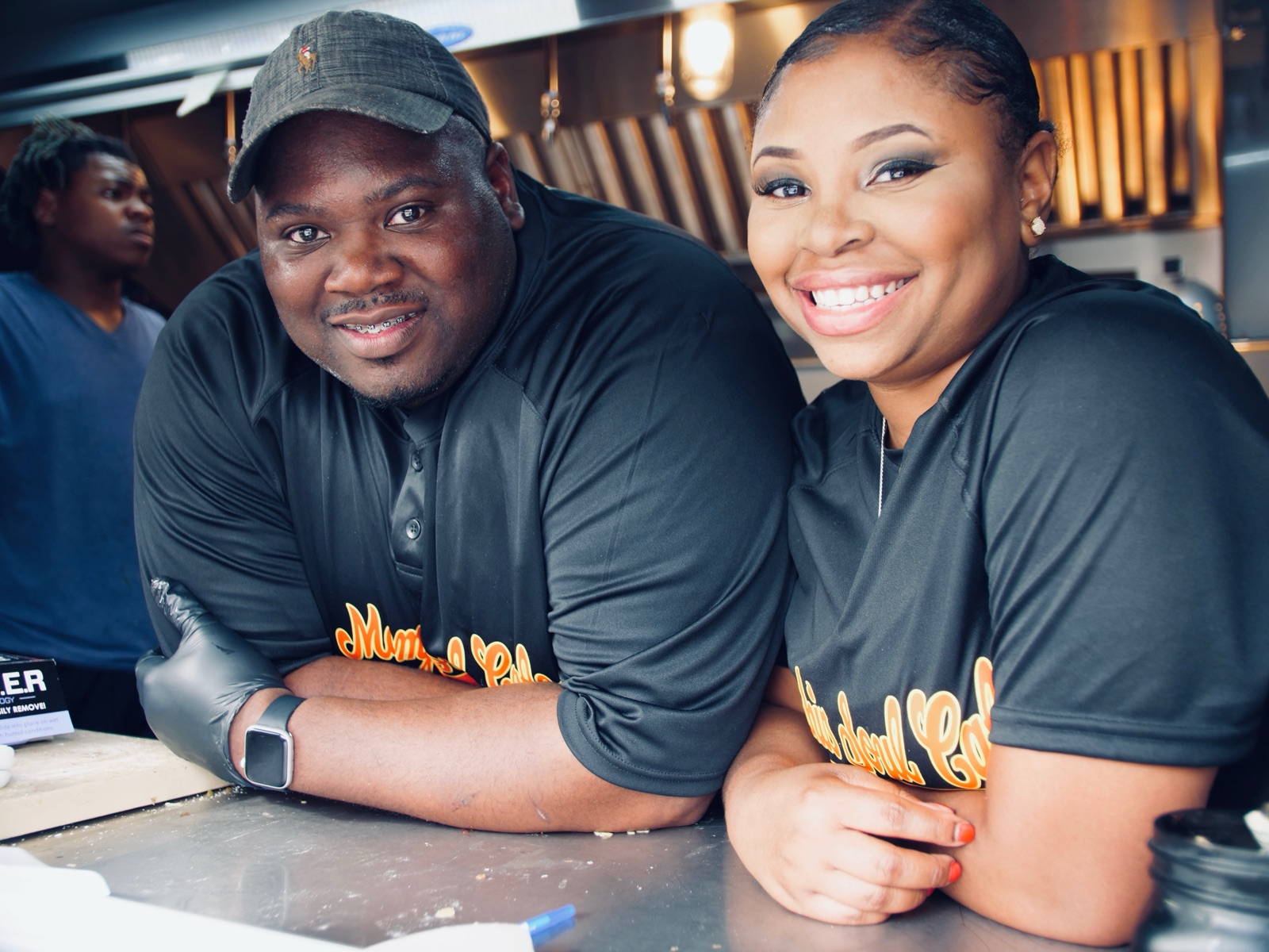 Jonathan Fowler and team in the Memphis Soul Cafe truck